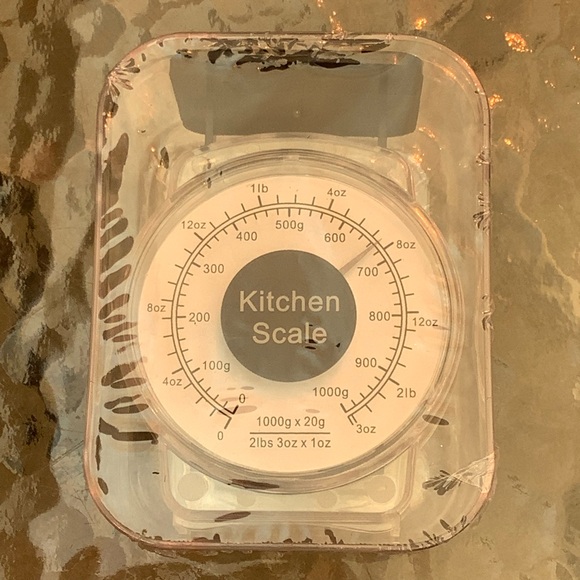 Mechanical Kitchen Scale Transparent Black Plastic - Picture 10 of 16